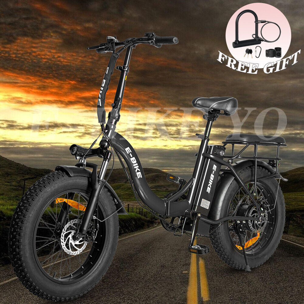 750W Electric Bike for Adults 13AH 36V Mountain Ebike Fat Tire Bicycles 30MPH