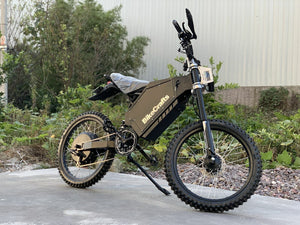 5000W 72V Adult Electric off Road Dirt Bike Bomber Mountain Ebike Fast 45 MPH+