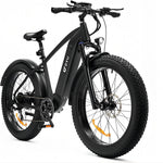 Black DYU 26" Fat Tire Electric Bike