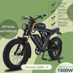E - Mountain Bike 1500W Fat Electric Bicycle Intelligent Powered System