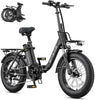 ENGWE 20" Fat Tire Electric Bicycle 750W 52V 13AH Folding Ebike for Adult 28MPH